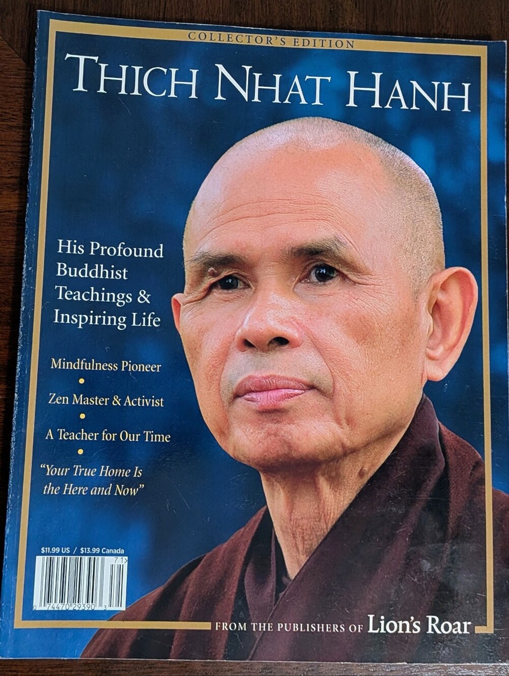 Shambhala Sun Magazine Thich Nhat Hanh Special Collector Edition Lions Roar 2013